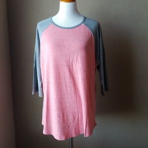 LuLaRoe Pink and Gray Randy - PRICE DROP